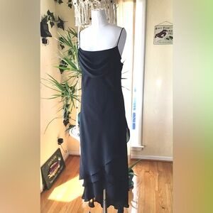 Black georgette dress size 14
